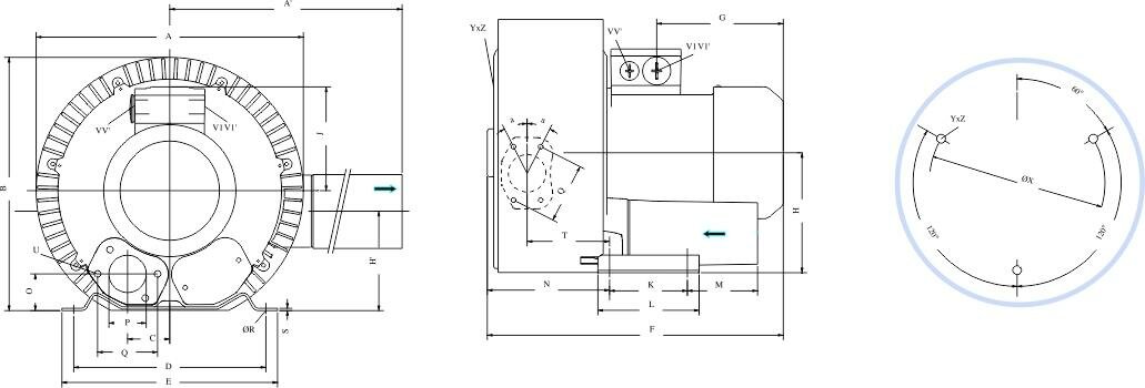 Габаритные размеры (чертеж) SEKO BL520002030