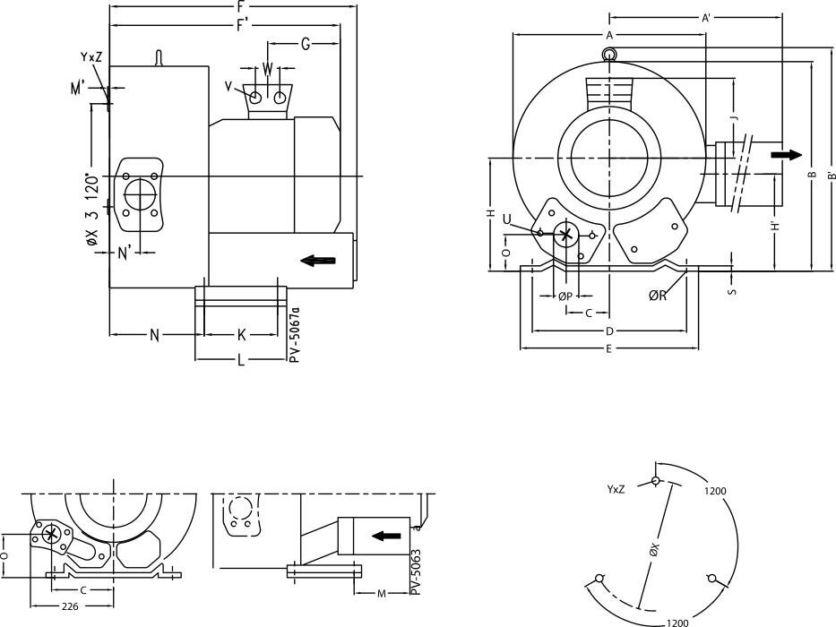 Габаритные размеры (чертеж) SEKO BL920002075